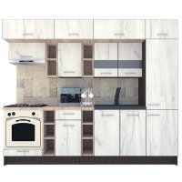 Bucatarie BIGMAR 270 A Wenge / Decor K001